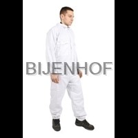 Coveralls with strengthend collar